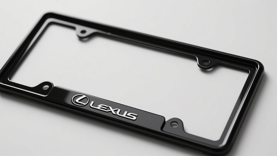 Brand-customized license plate frames