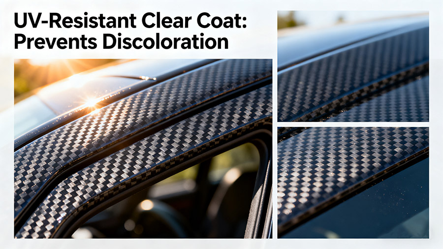 UV-Resistant Clear Coat: Prevents Discoloration